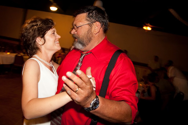 Jenn dancing with Dad. Jenn dancing with Dad.